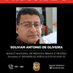 PROCURADO: SOLIVAM ANTONIO DE OLIVEIRA SANTANA