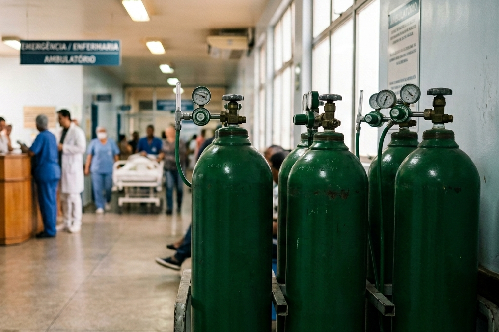 POLÍCIA CIVIL DESARTICULA ESQUEMA DE DESVIO DE CILINDROS DE OXIGÊNIO EM HOSPITAL DE ESPIGÃO DO OESTE