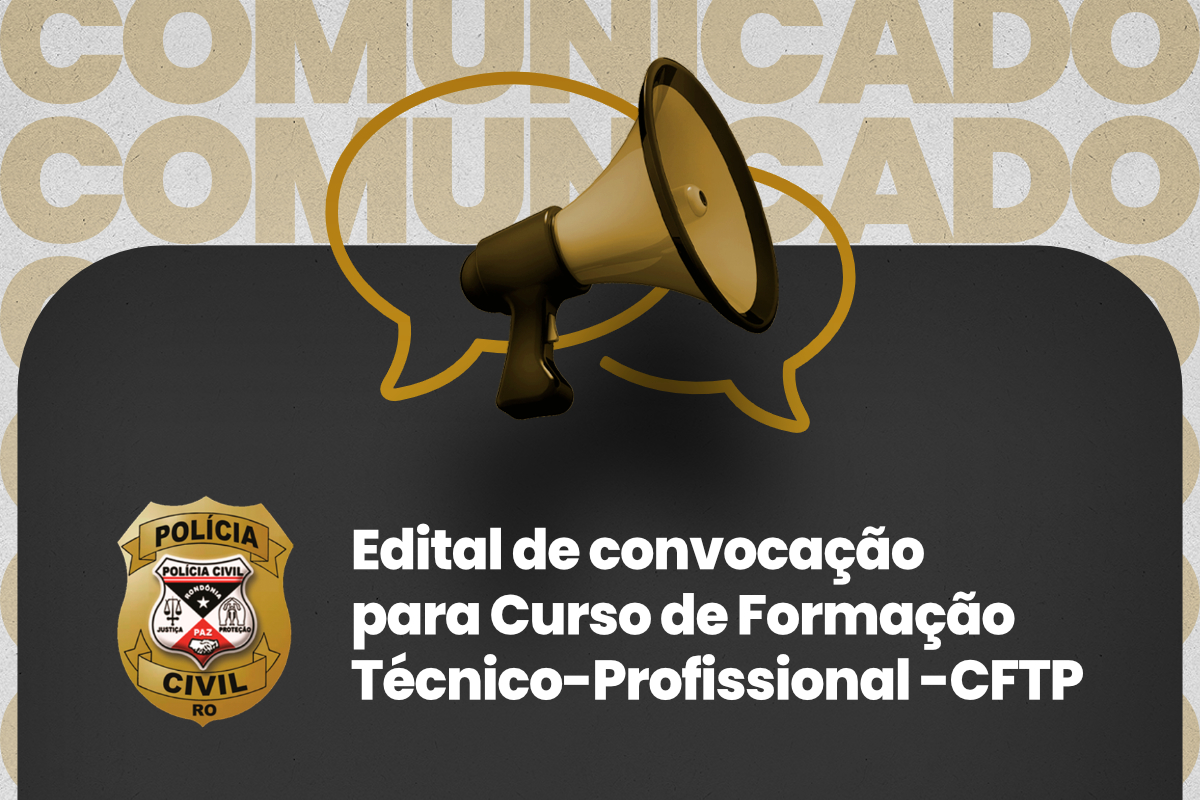 EDITAL DE CONVOCAÇÃO PARA CFTP 2026 – 3ª CHAMADA