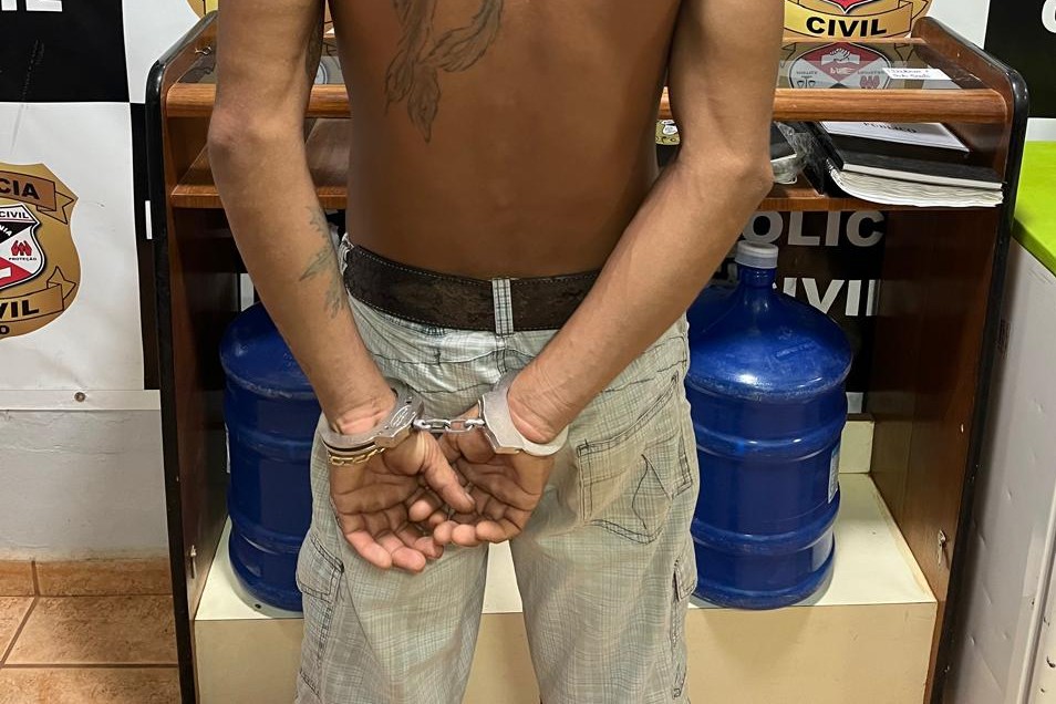 POLÍCIA CIVIL PRENDE EM FLAGRANTE AUTOR DE HOMICÍDIO EM GUAJARÁ-MIRIM